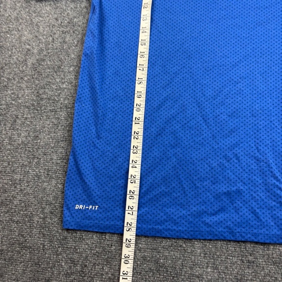 NIKE Men The Nike Tee Dri-Fit Athletic Cut Team USA Short Sleeve Blue/Red Large - Picture 5 of 6